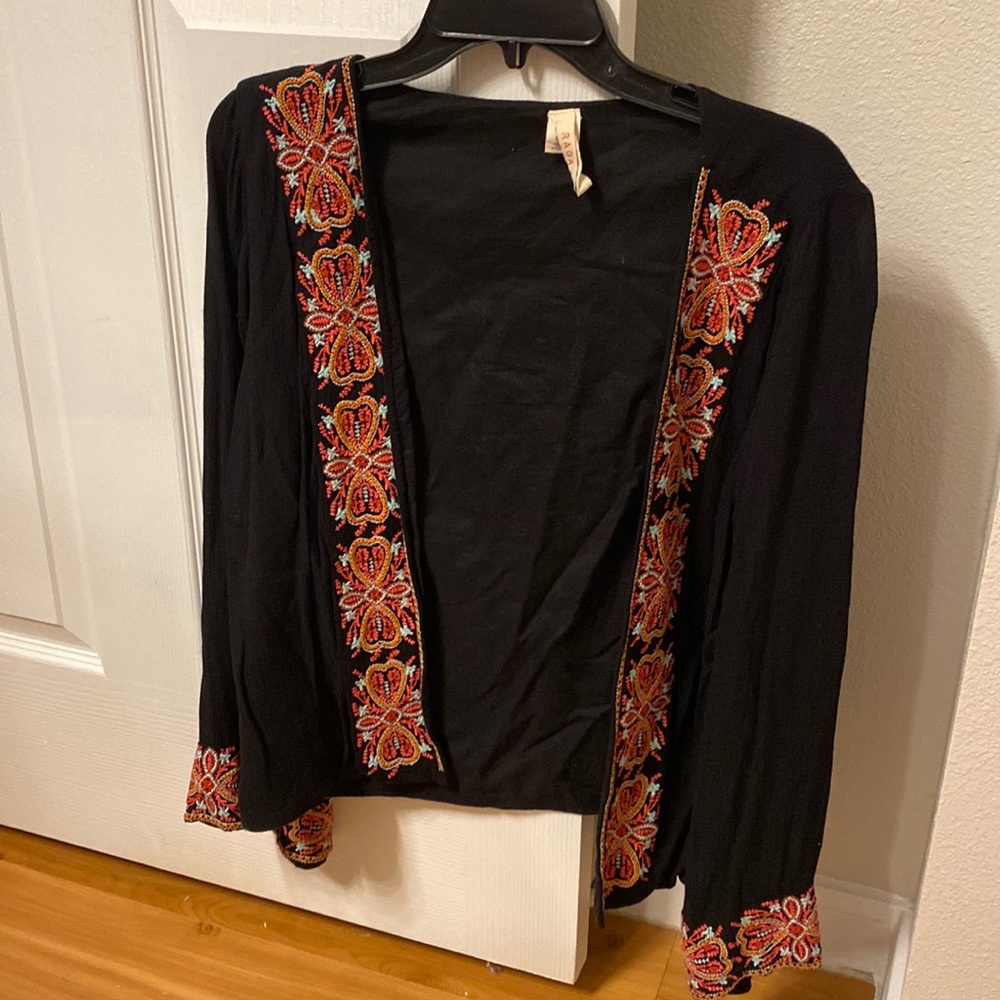 Black Cardigan with beautiful detail